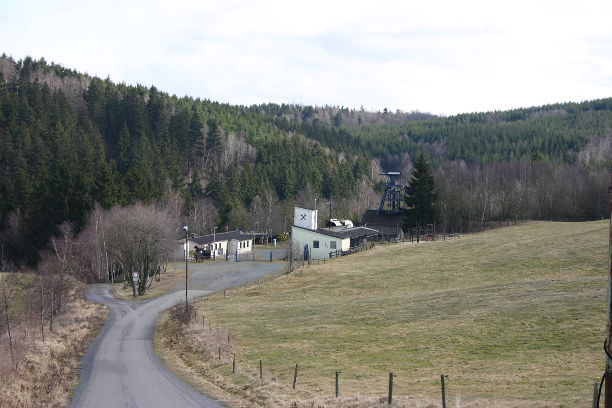 Glasbacher Weg zum Bergwerkmuseum Grube Glasebach