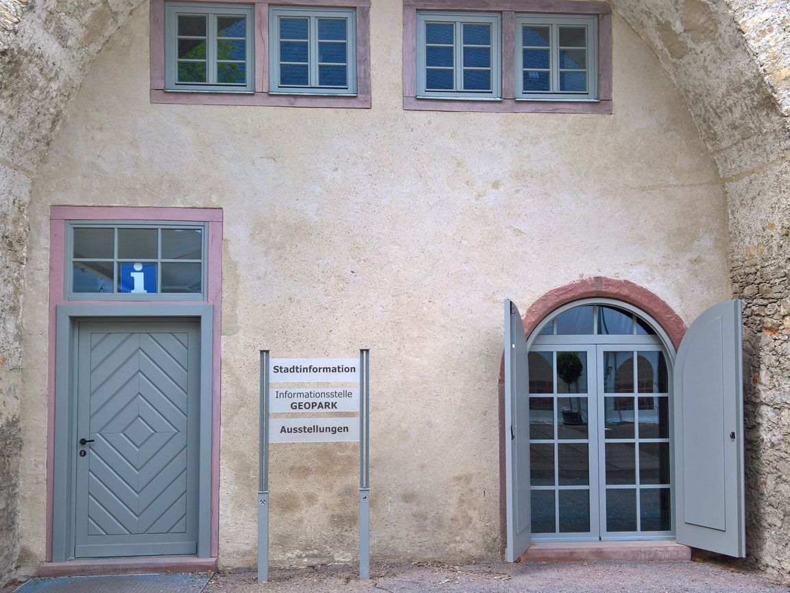 Eingang Stadtinformation in Harzgerode